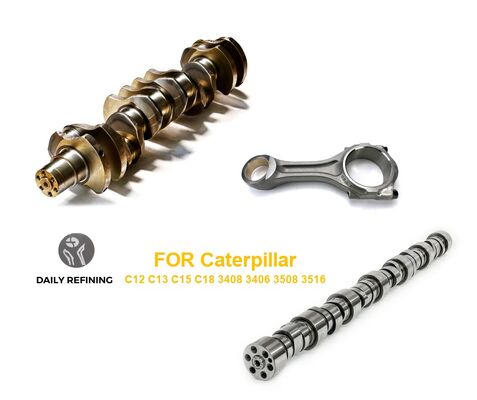 কেনা দীর্ঘ সেবা জীবন সহ Caterpillar C12 C13 C15 C18 3408 3406 3508 3516 এর জন্য ছাঁটাই করা ইস্পাত ক্যামশ্যাফ্ট ক্র্যাঙ্কশ্যাফ্ট সংযোগ রড online manufacture